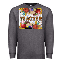 Charcoal Heather Western Teacher Premium Sweatshirt - LillyAllenDesigns