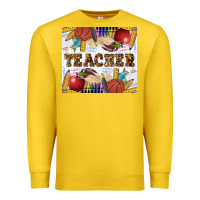 Lemon Western Teacher Premium Sweatshirt - LillyAllenDesigns