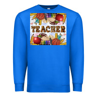 True Royal Western Teacher Premium Sweatshirt - LillyAllenDesigns