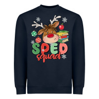 Navy sped squad Heavyweight Sweatshirt - MaliasSmallBusiness