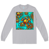 Moon Dust western sunset sunflowers seamless pattern Long Sleeve Tee - HRA Design Shop