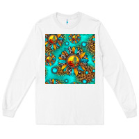 White western sunset sunflowers seamless pattern Long Sleeve Tee - HRA Design Shop