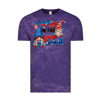 Cloud Purple born in the usa Vintage Tee - Zillion Design Studio