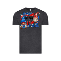 Vintage Black born in the usa Vintage Tee - Zillion Design Studio