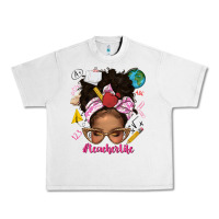 Lunar Rock afro messy bun teacherlife Urban Heavy Tee - texasbilliewilder
