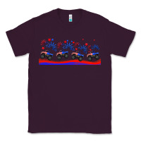 Plum american truck libbey glass Classic Tee - HRA Design Shop