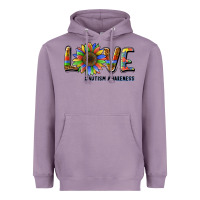 Lavender love sunflower autism awareness Heavyweight Hoodie - BarkalooDesign