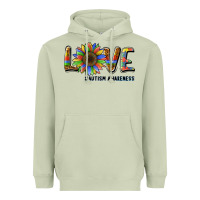 Matcha love sunflower autism awareness Heavyweight Hoodie - BarkalooDesign
