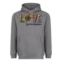 Storm love sunflower autism awareness Heavyweight Hoodie - BarkalooDesign