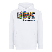 White love sunflower autism awareness Heavyweight Hoodie - BarkalooDesign
