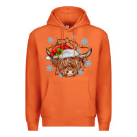 Carrot christmas cow Premium Hoodie - MaliasSmallBusiness