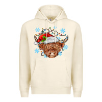 Tofu christmas cow Premium Hoodie - MaliasSmallBusiness