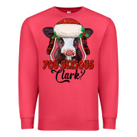 Cardinal you serious clark baby cow Premium Sweatshirt - Jasminsmagicworld