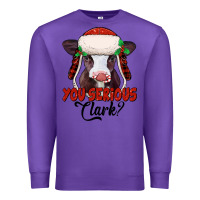 Purple you serious clark baby cow Premium Sweatshirt - Jasminsmagicworld