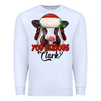 White you serious clark baby cow Premium Sweatshirt - Jasminsmagicworld