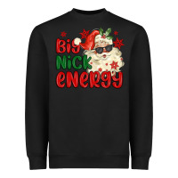 Black big nick energy Heavyweight Sweatshirt - MaliasSmallBusiness