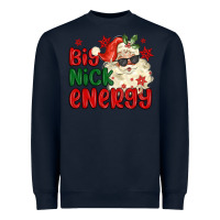 Navy big nick energy Heavyweight Sweatshirt - MaliasSmallBusiness