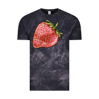 Cloud Black strawberry Vintage Tee - BarkalooDesign