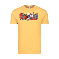 Vintage Mustard American teacher Vintage Tee - Zillion Design Studio