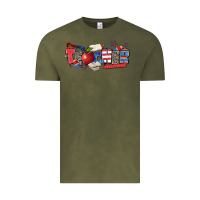 Vintage Olive American teacher Vintage Tee - Zillion Design Studio