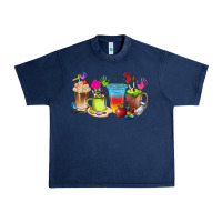 Navy art teacher coffee cups Urban Heavy Tee - texasbilliewilder