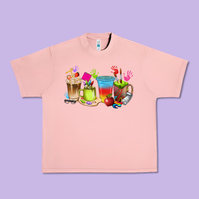 Art Teacher Coffee Cups Urban Heavy Tee Designed By Texasbilliewilder