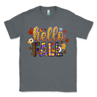 Charcoal Heather hello fall Classic Tee - CowhideDigitalArt