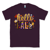 Plum hello fall Classic Tee - CowhideDigitalArt