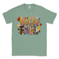 Sage hello fall Classic Tee - CowhideDigitalArt