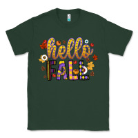 Sports Green hello fall Classic Tee - CowhideDigitalArt
