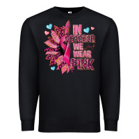 Black In october we wear pink Premium Sweatshirt - NancyCooperArtShop