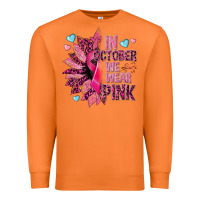 Carrot In october we wear pink Premium Sweatshirt - NancyCooperArtShop