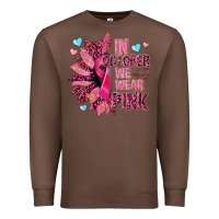 Chestnut In october we wear pink Premium Sweatshirt - NancyCooperArtShop