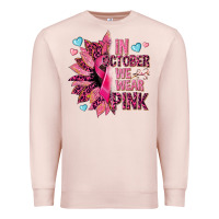 Pale Pink In october we wear pink Premium Sweatshirt - NancyCooperArtShop