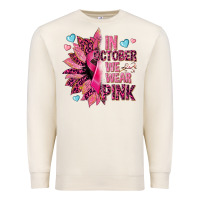 Sandshell In october we wear pink Premium Sweatshirt - NancyCooperArtShop