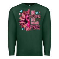 Sports Green In october we wear pink Premium Sweatshirt - NancyCooperArtShop