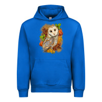 Cobalt Fall Owl Urban Hoodie - LillyAllenDesigns