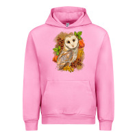 Fuchsia Pink Fall Owl Urban Hoodie - LillyAllenDesigns