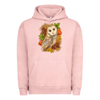 Pigment Salmon Fall Owl Urban Hoodie - LillyAllenDesigns