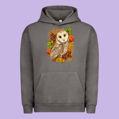 Fall Owl Urban Hoodie Designed By Lillyallendesigns
