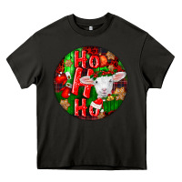 Asphalt ho ho ho merino wool baby sheep Heavy Core Tee - LillyAllenDesigns