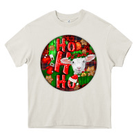 Cream ho ho ho merino wool baby sheep Heavy Core Tee - LillyAllenDesigns