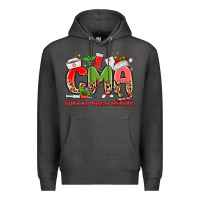 Charcoal Heather cma certified medical assistant Premium Hoodie - MaliasSmallBusiness