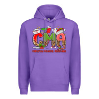 Purple cma certified medical assistant Premium Hoodie - MaliasSmallBusiness