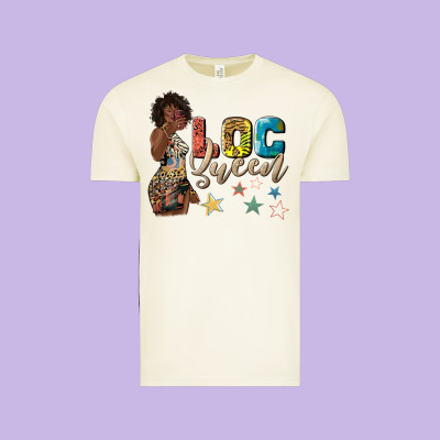 Vintage Tee afro woman loc queen