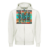 Oatmeal Heather teach them to be kind Zipper Hoodie - JahusDesignShop