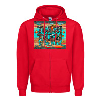 Red teach them to be kind Zipper Hoodie - JahusDesignShop