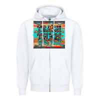 White teach them to be kind Zipper Hoodie - JahusDesignShop