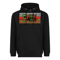 Black mama Christmas Heavyweight Hoodie - Jasminsmagicworld