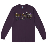 Plum halloween Long Sleeve Tee - CowhideDigitalArt